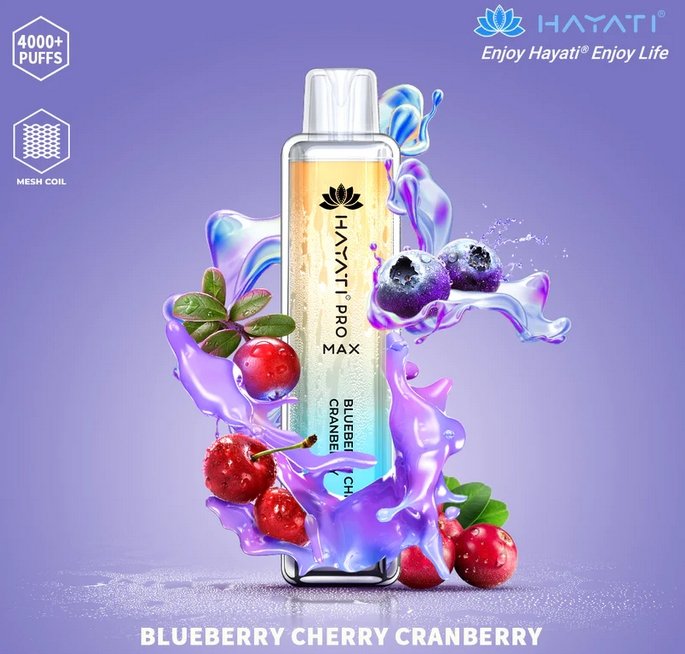 Hayati Crystal Pro Max 4000 Disposable Vape 20mg - VapeBoo