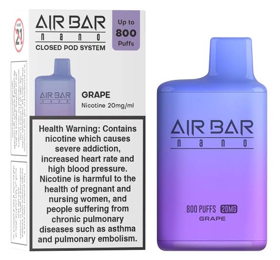 Air Bar Nano 800 Puffs Disposable Vape