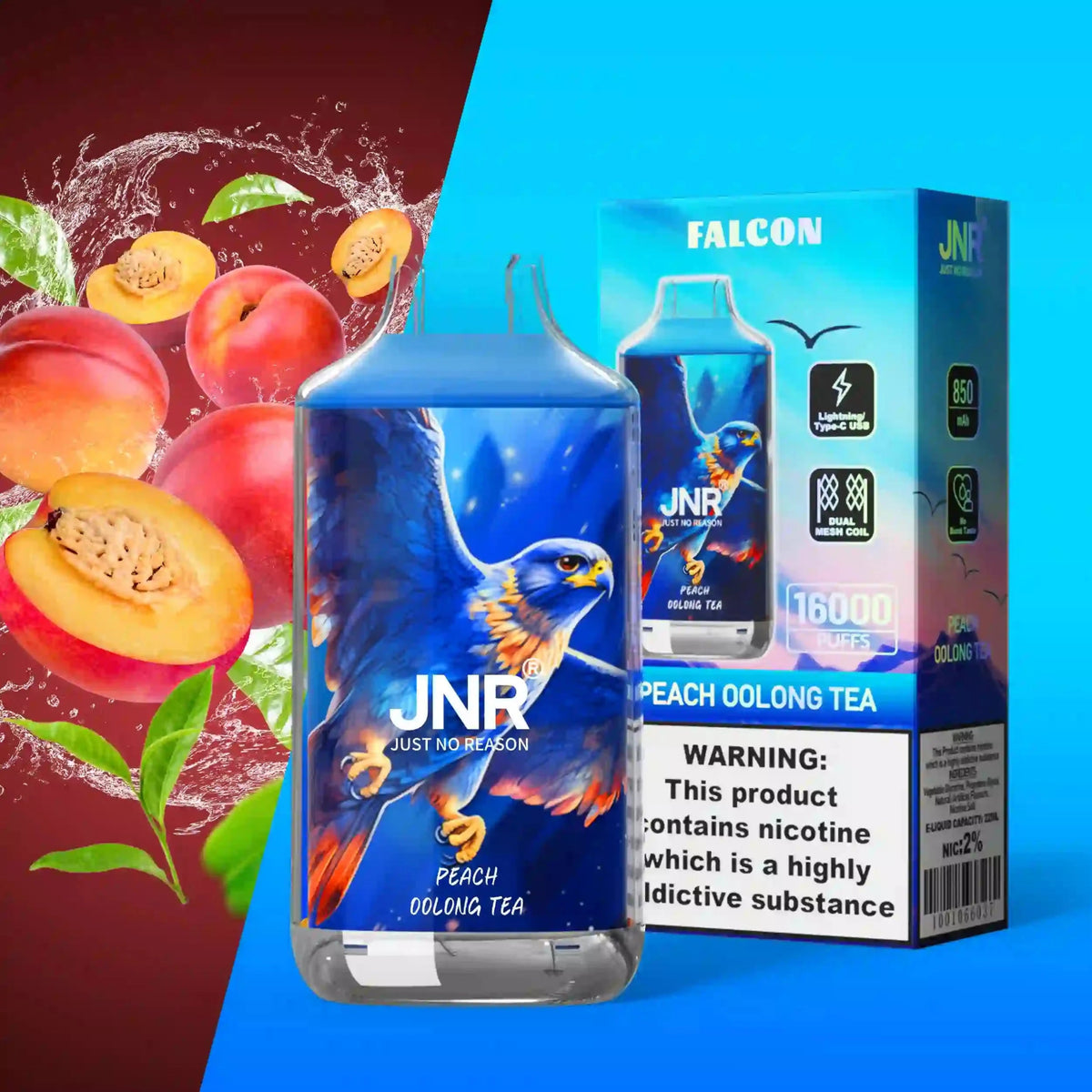 JNR Falco 16k Prefilled Vape - VapeBoo