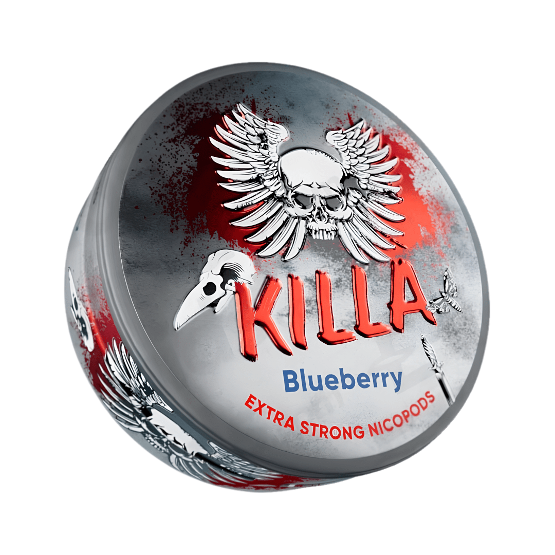 Killa Blueberry Extra Strong Nicotine Snus Pouches