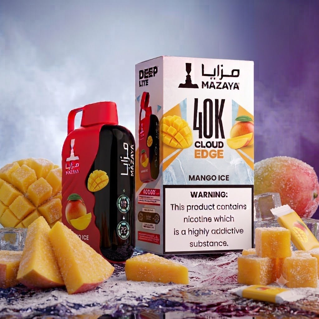 Mazaya Deep Lite Cloud Edge 40000 Puffs 20mg Rechargeable Disposable Vape UAE