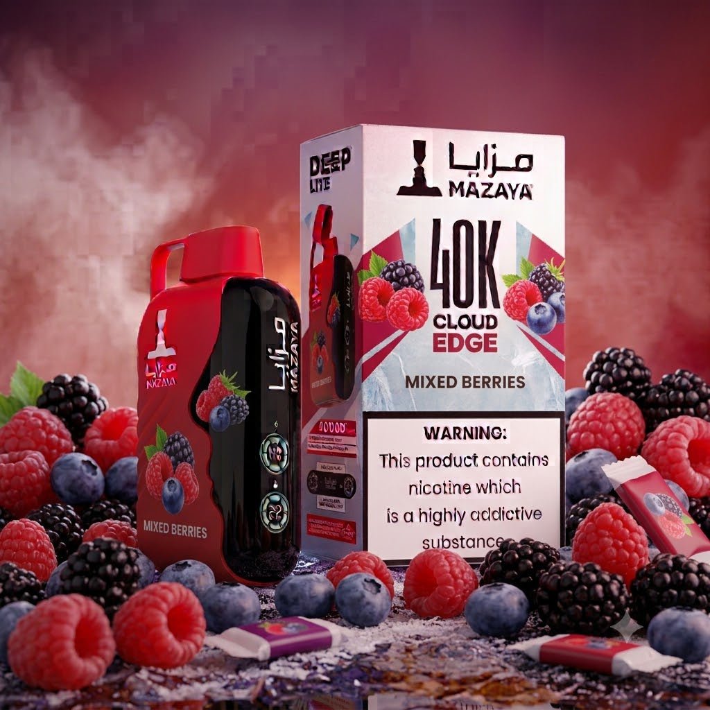 Mazaya Deep Lite Cloud Edge 40000 Puffs 20mg Rechargeable Disposable Vape UAE