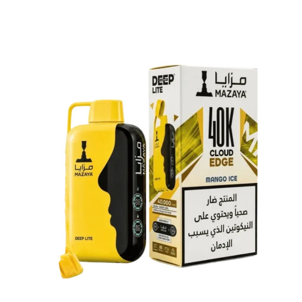Mazaya Deep Lite Cloud Edge 40000 Puffs 20mg Rechargeable Disposable Vape UAE