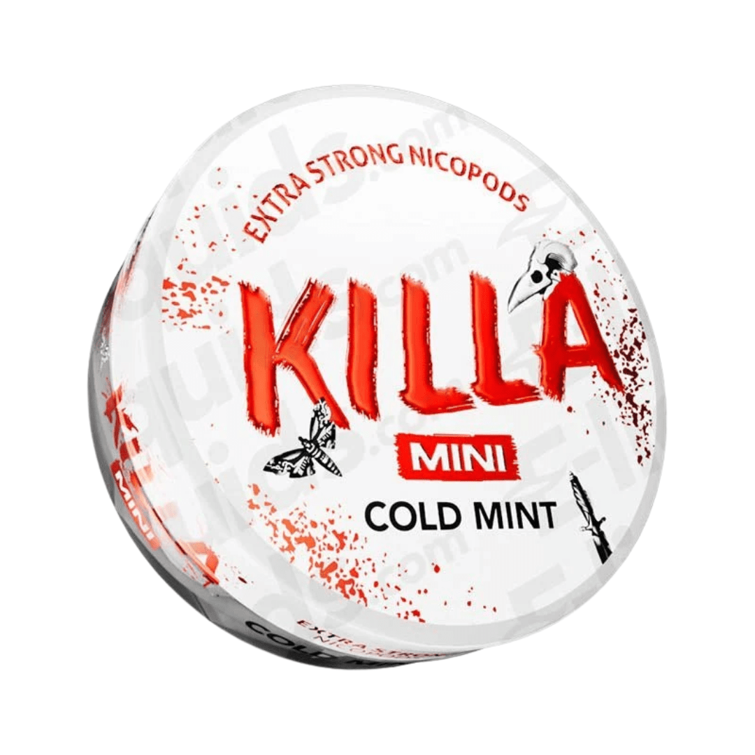 Mini Cold Mint Nicotine Pouches by Killa