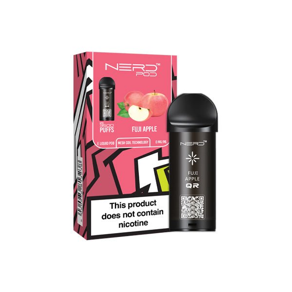 Nerd 3500 Puffs Replacement Pods - 0mg - VapeBoo