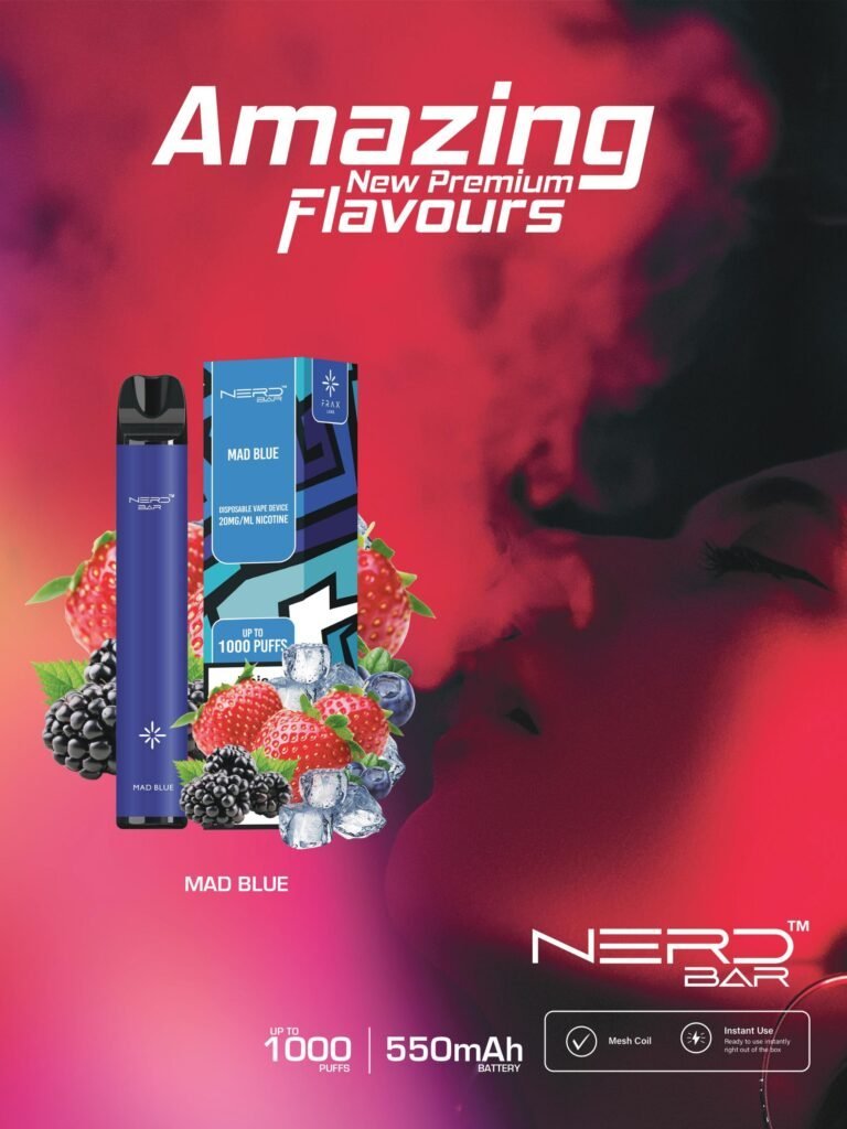 Nerd Bar 1000 Puffs Disposable Vape Device - VapeBoo