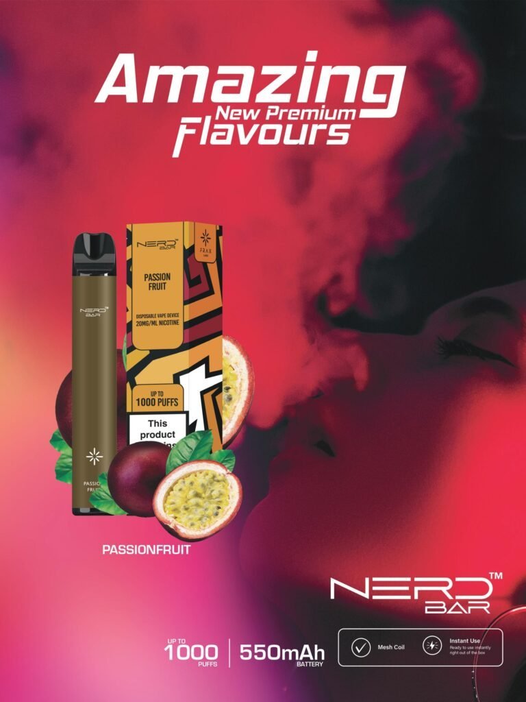Nerd Bar 1000 Puffs Disposable Vape Device - VapeBoo