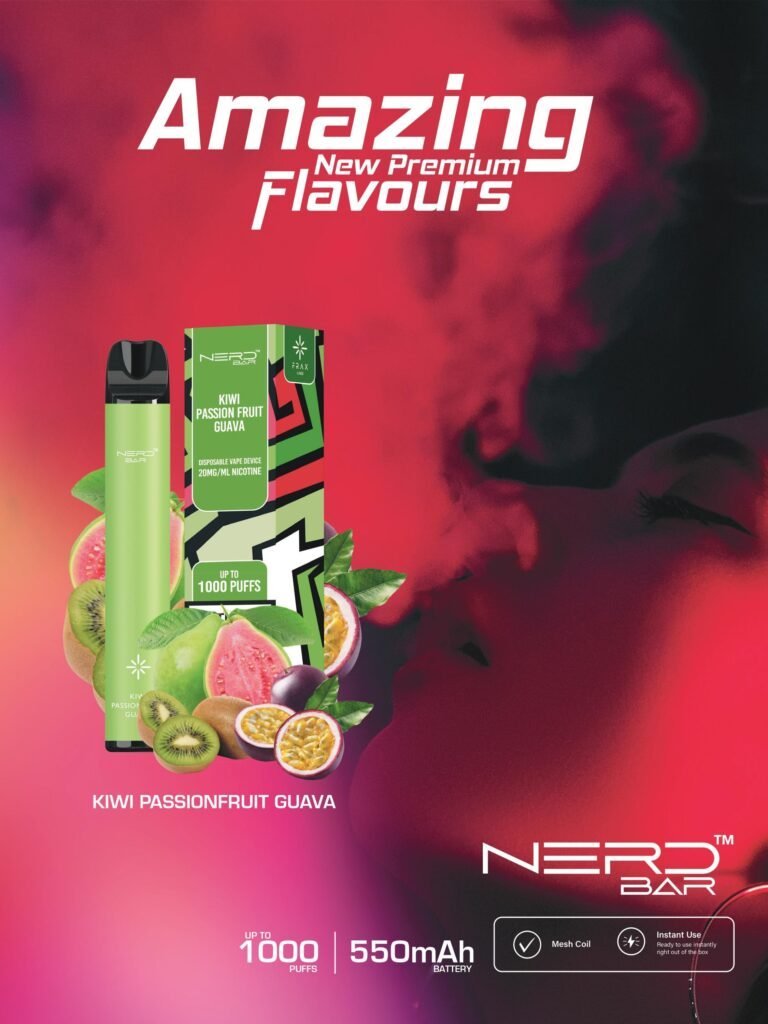 Nerd Bar 1000 Puffs Disposable Vape Device - VapeBoo