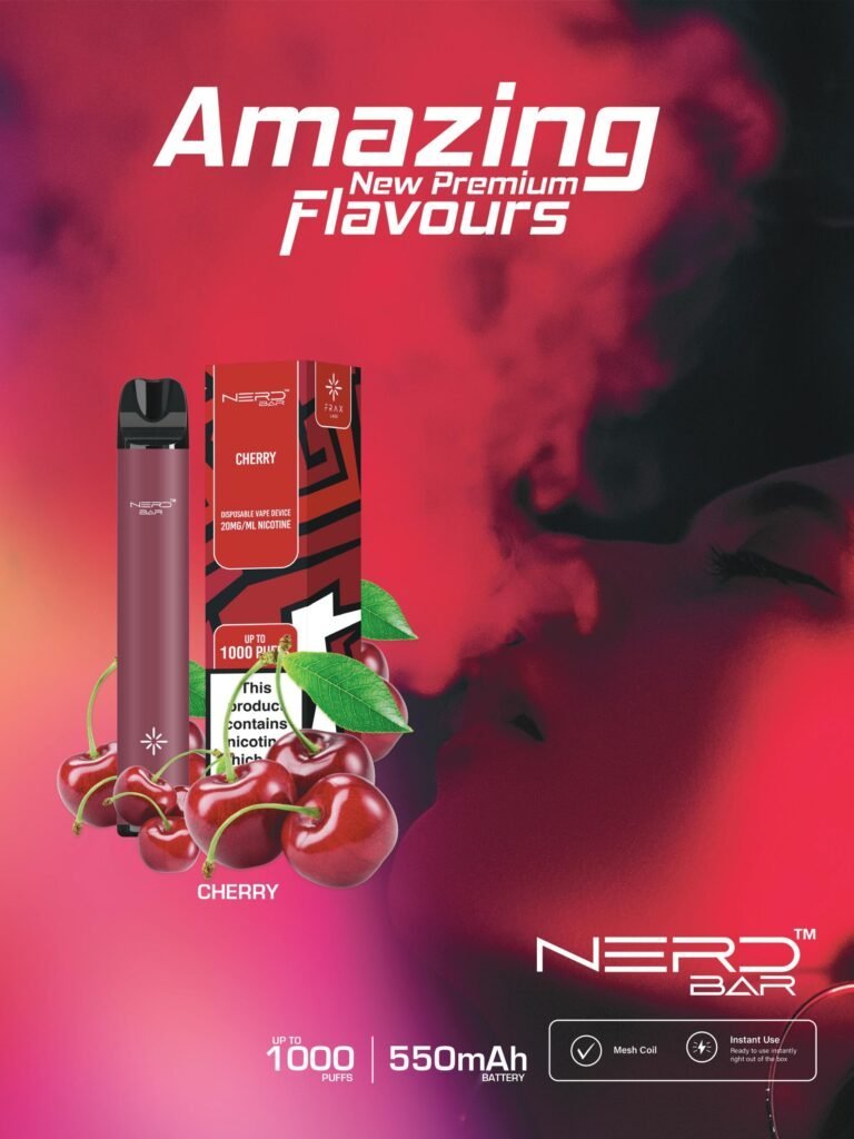 Nerd Bar 1000 Puffs Disposable Vape Device - VapeBoo