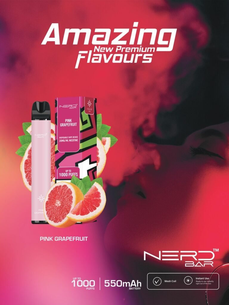 Nerd Bar 1000 Puffs Disposable Vape Device - VapeBoo