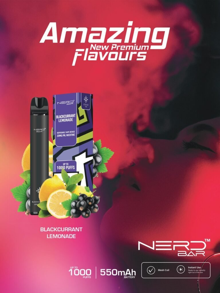 Nerd Bar 1000 Puffs Disposable Vape Device - VapeBoo