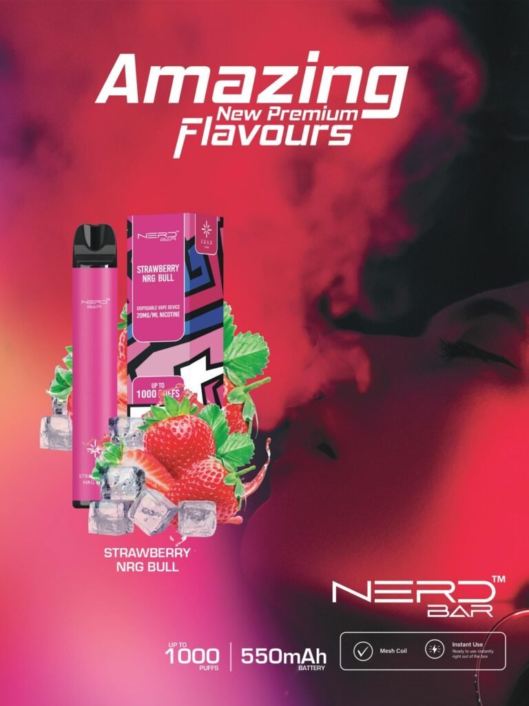 Nerd Bar 1000 Puffs Disposable Vape Device - VapeBoo
