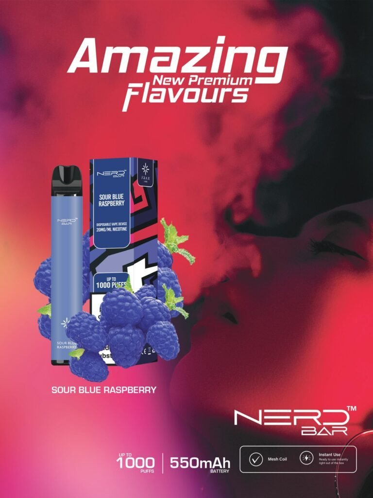 Nerd Bar 1000 Puffs Disposable Vape Device - VapeBoo