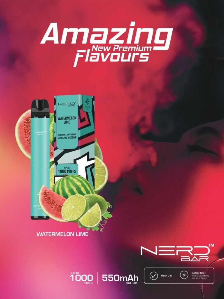 Nerd Bar 1000 Puffs Disposable Vape Device - VapeBoo