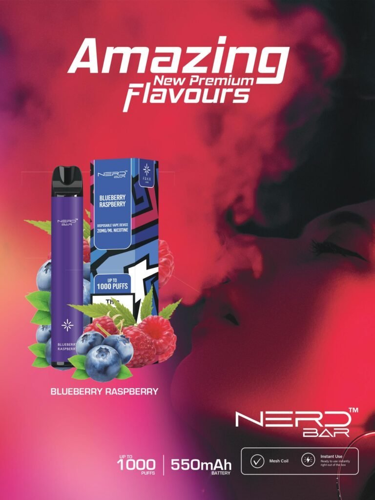 Nerd Bar 1000 Puffs Disposable Vape Device - VapeBoo
