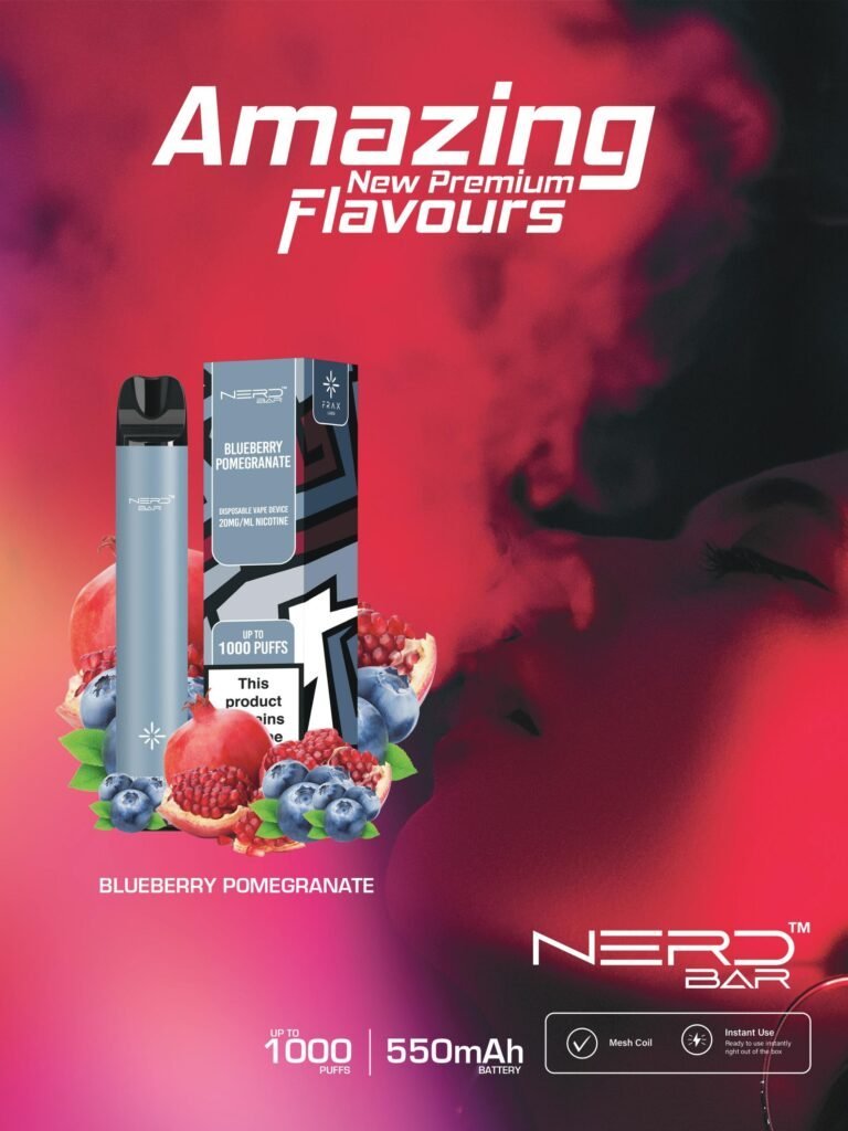 Nerd Bar 1000 Puffs Disposable Vape Device - VapeBoo