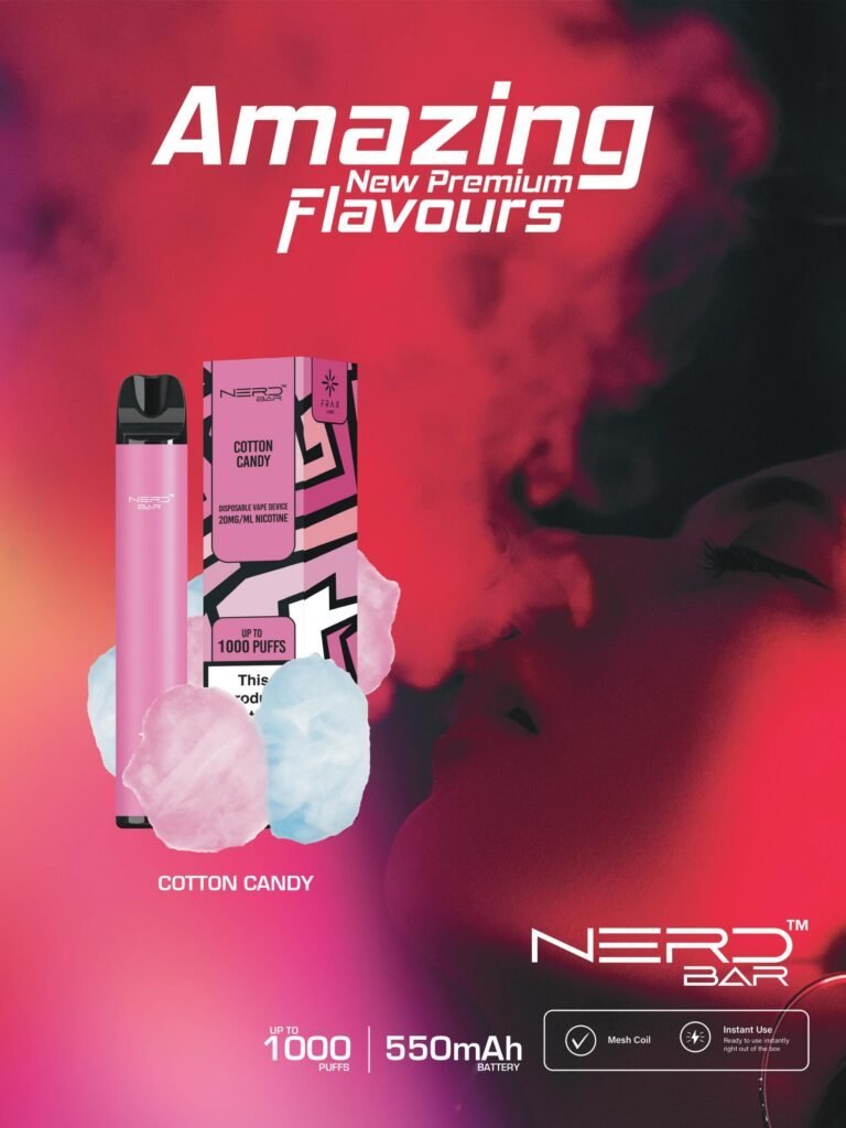 Nerd Bar 1000 Puffs Disposable Vape Device - VapeBoo