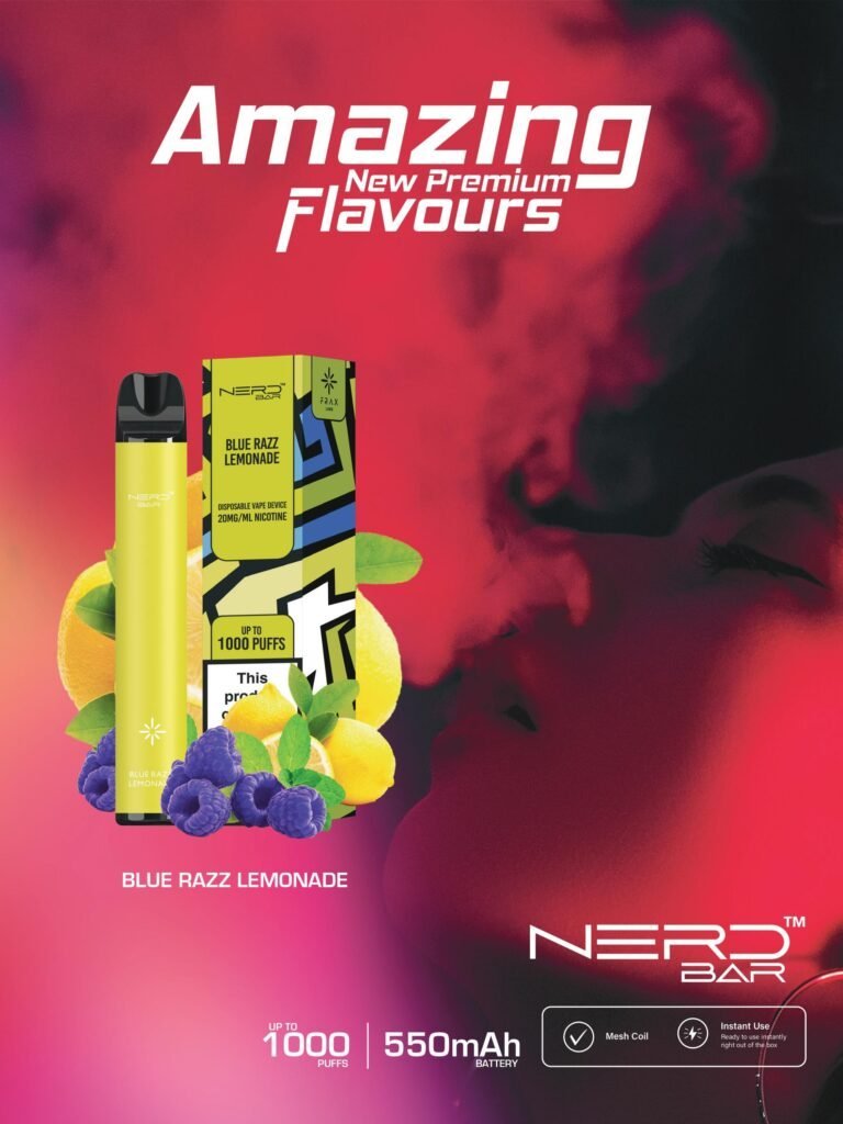 Nerd Bar 1000 Puffs Disposable Vape Device - VapeBoo