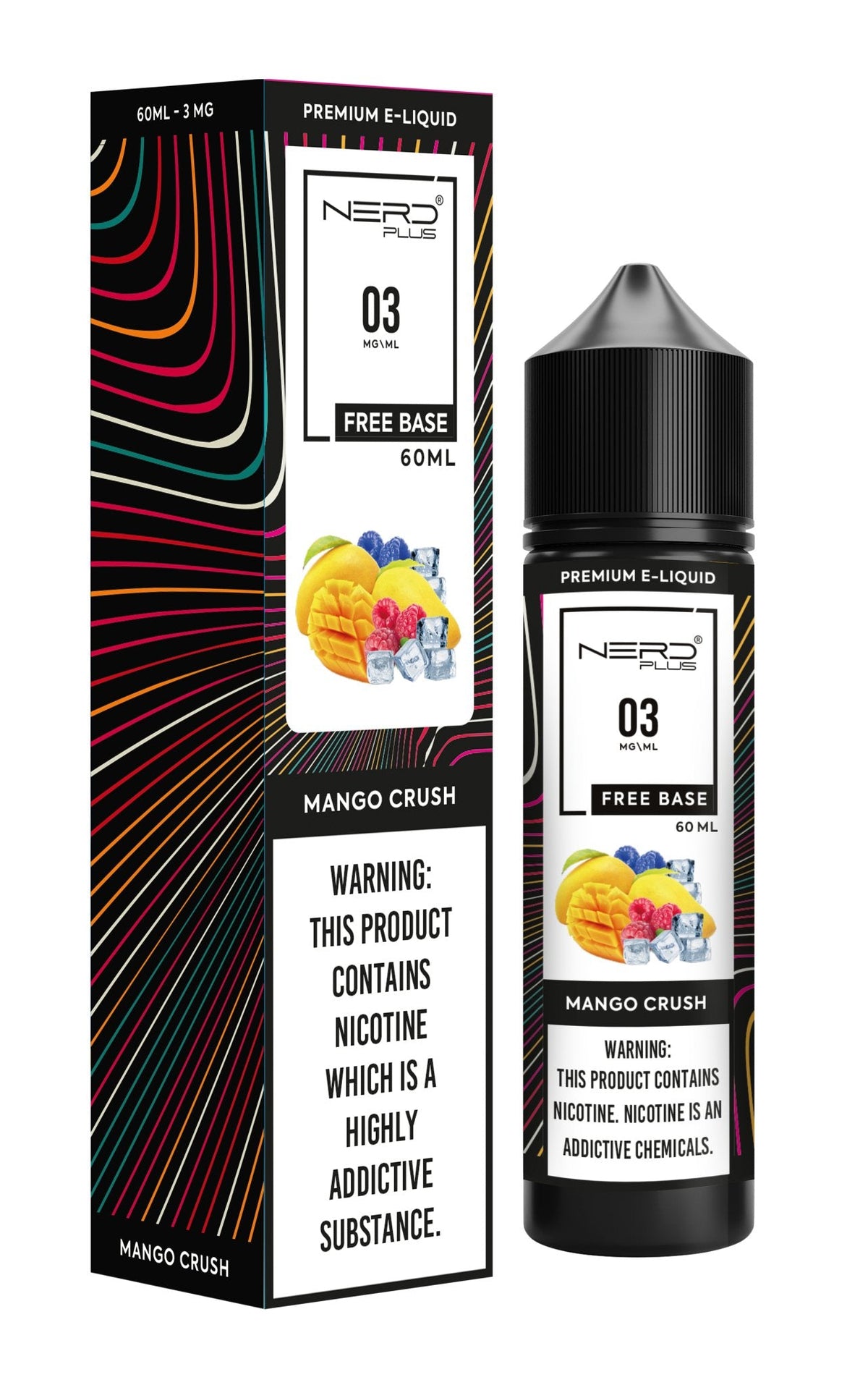 Nerd Plus 60ml E-Juice Shortfill - VapeBoo
