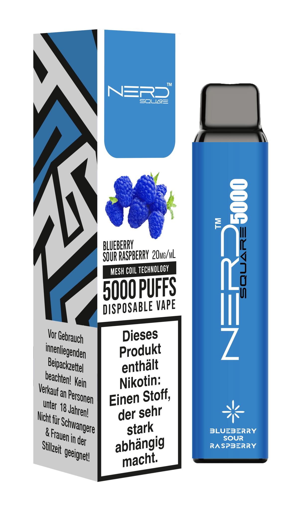 square vape disposable Nerd Square 5000 Puffs Disposable Vape Device