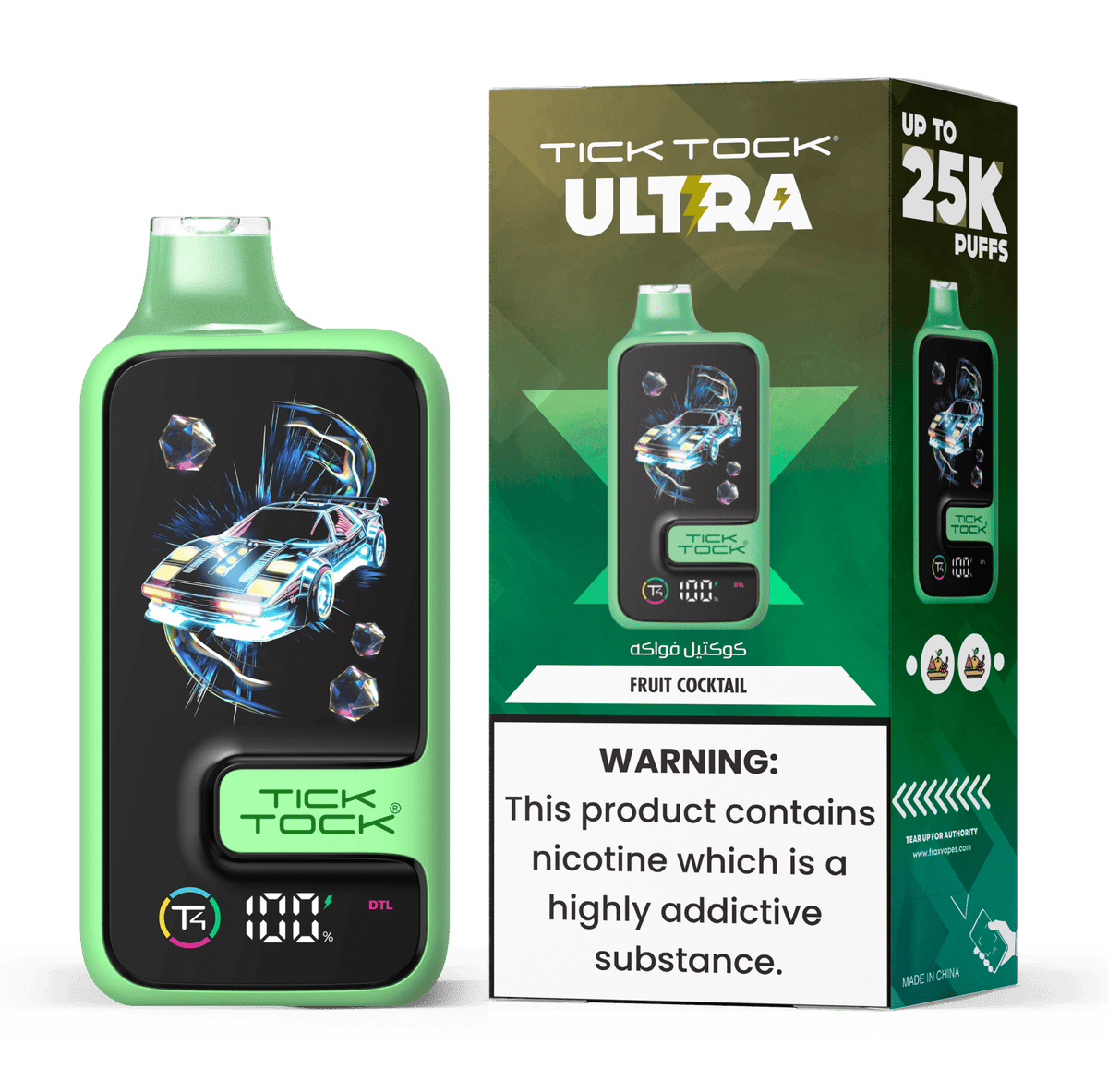 Tick Tock Ultra 25k Disposable Vape - 20mg - VapeBoo
