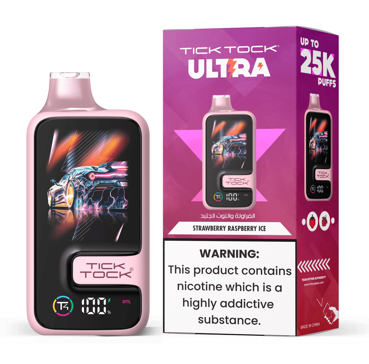Tick Tock Ultra 25k Disposable Vape - 20mg - VapeBoo