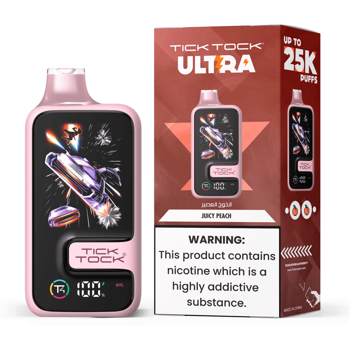 Tick Tock Ultra 25k Disposable Vape - 20mg - VapeBoo