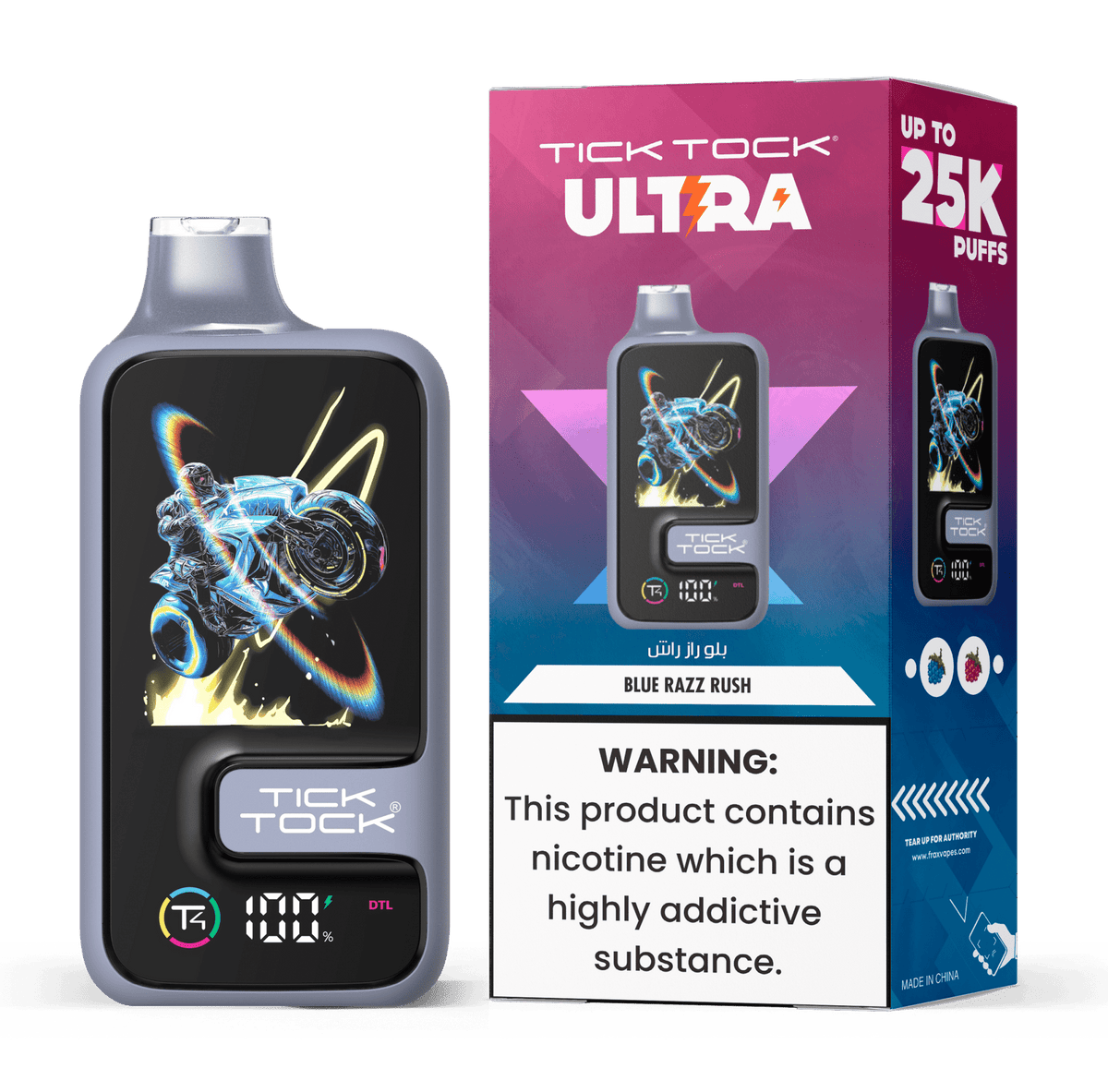 Tick Tock Ultra 25k Disposable Vape - 20mg - VapeBoo
