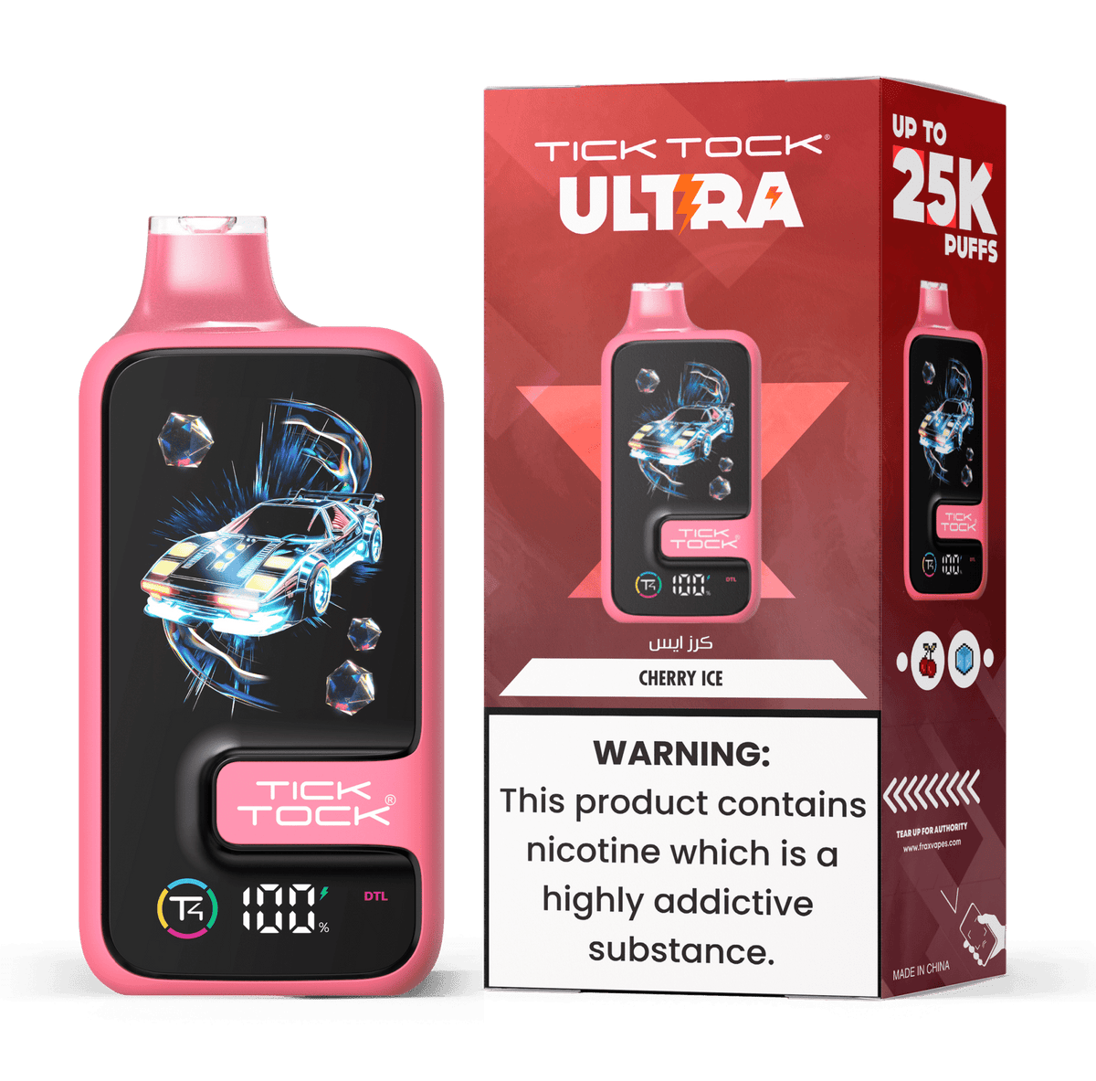 Tick Tock Ultra 25k Disposable Vape - 20mg - VapeBoo