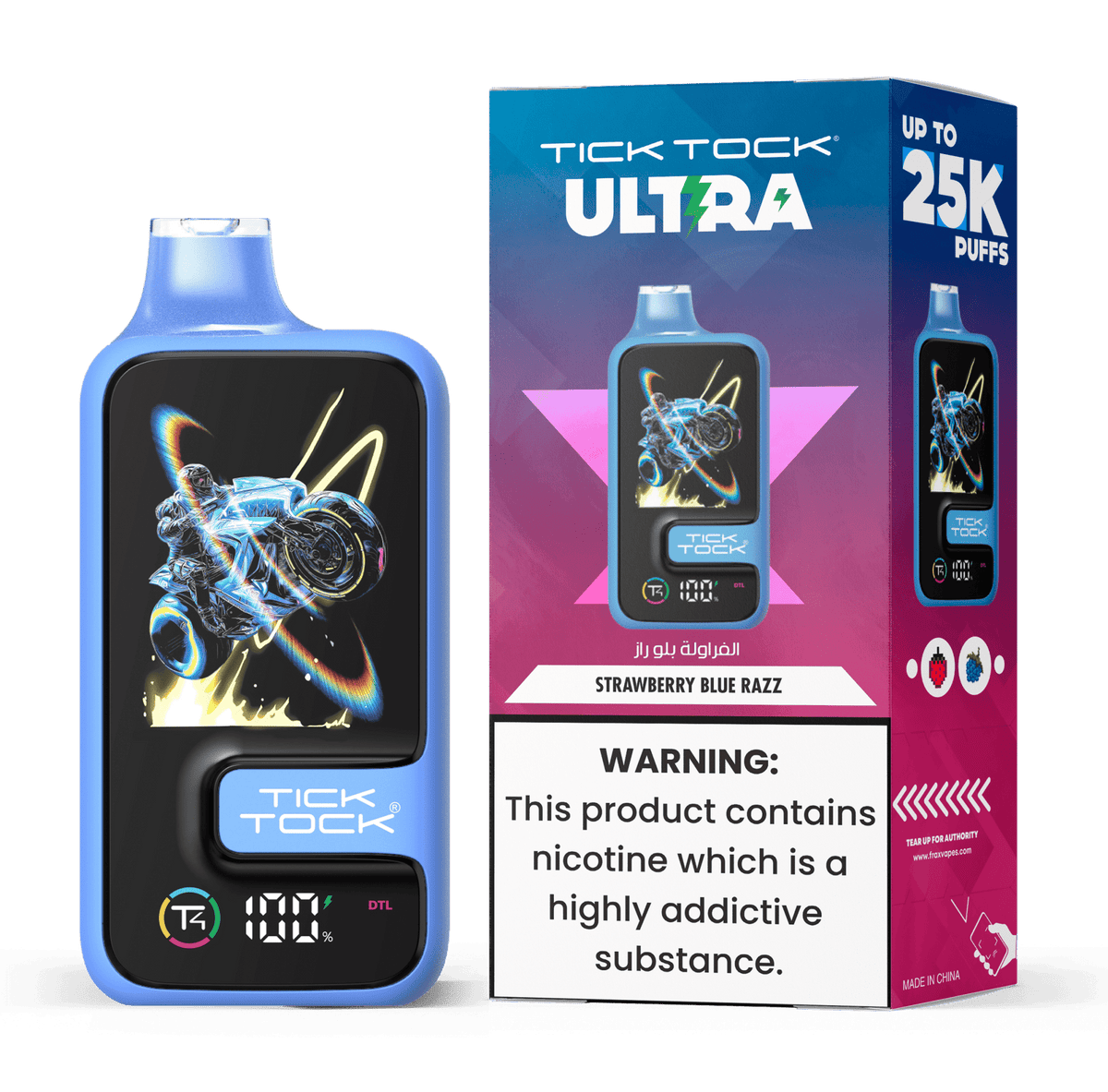 Tick Tock Ultra 25k Disposable Vape - 20mg - VapeBoo
