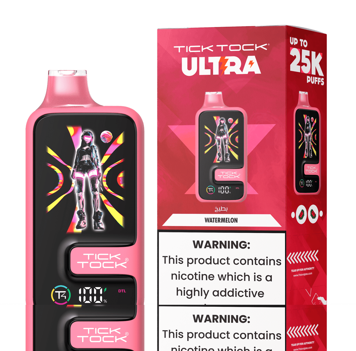 Tick Tock Ultra 25k Disposable Vape - 20mg - VapeBoo