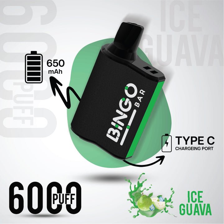 Bingo Bar 6000 Puffs Disposable Vape Device