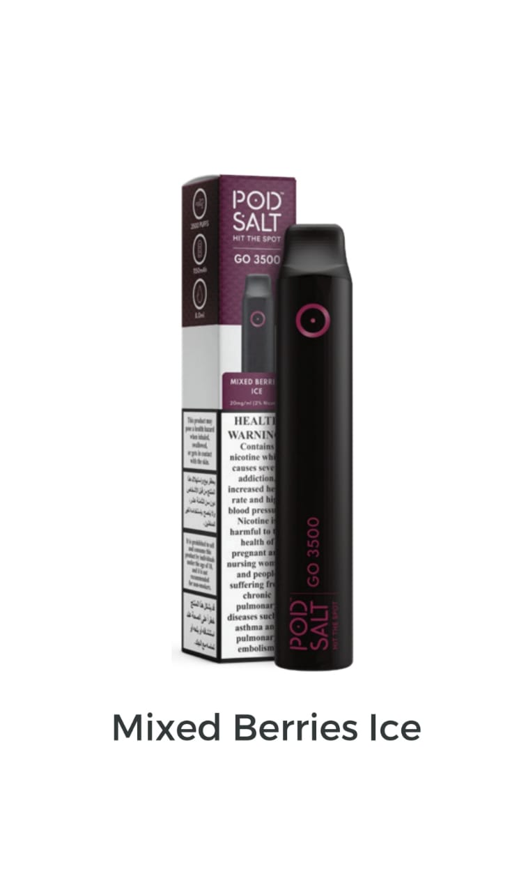 pod salt go disposable vape Pod Salt Go 3500 Puffs Disposable Vape Device