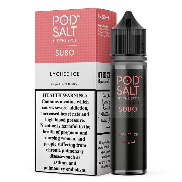 Pod Salt Subo 50ml E-Juice Shortfill - 3mg - VapeBoo