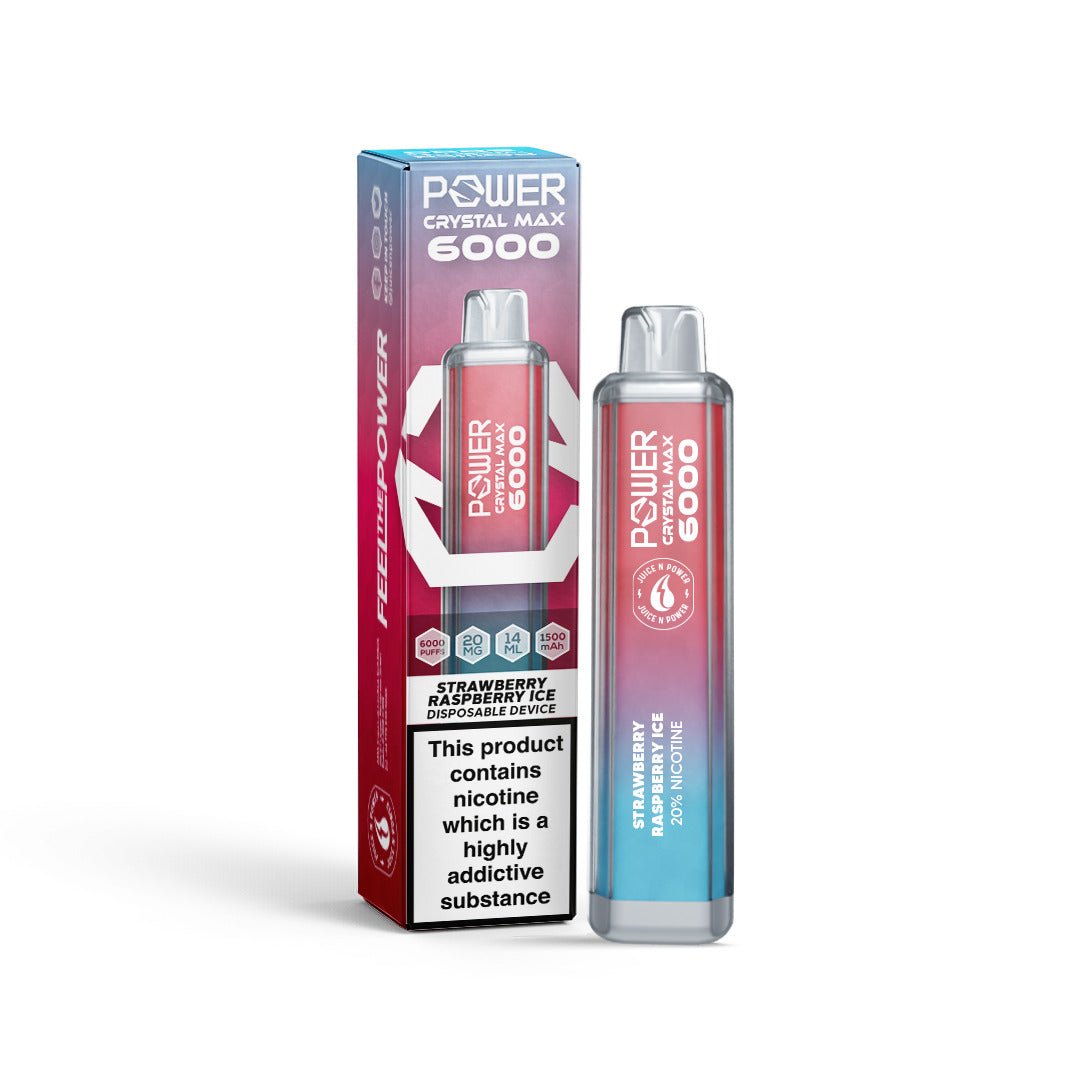 Power Crystal Max 6000 Puffs Disposable Vape Device Power Crystal Max 6000 Puffs Disposable Vape Device