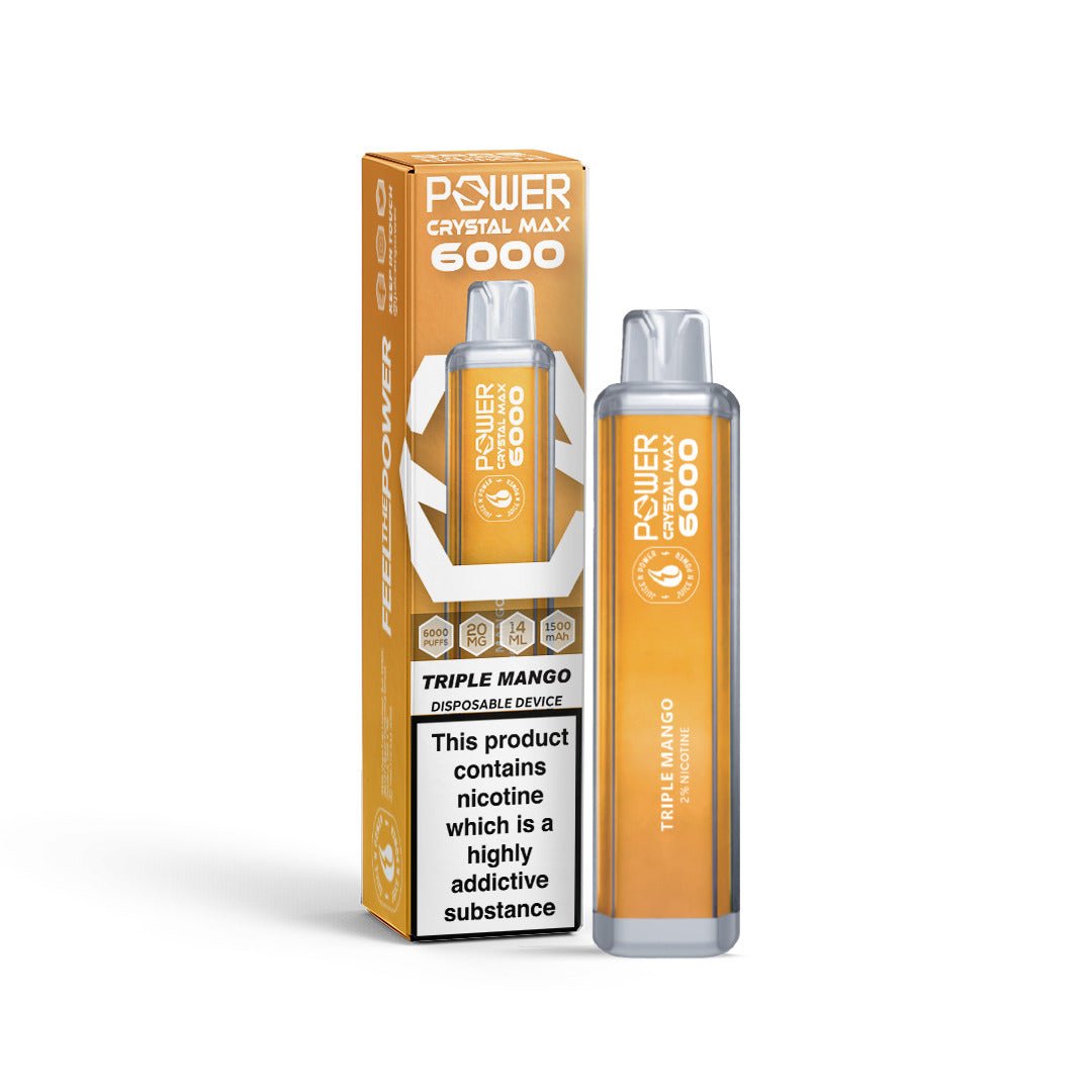 Power Crystal Max 6000 Puffs Disposable Vape Device Power Crystal Max 6000 Puffs Disposable Vape Device