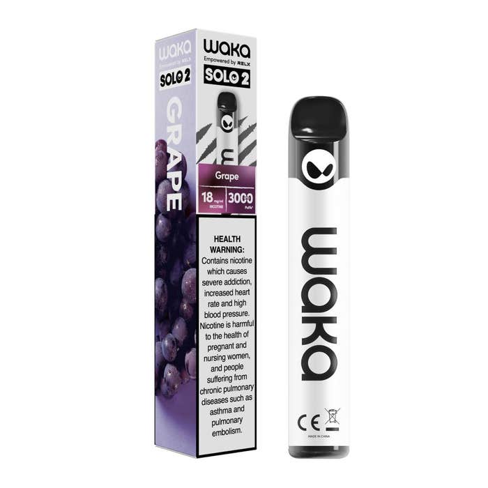 Waka Solo 2 3000 Puffs Disposable Vape Device Waka Solo 2 3000 Puffs Disposable Vape Device